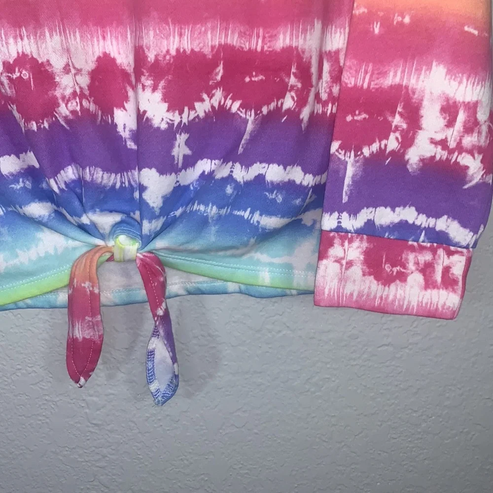 The Children’s Place Girls Tie Dye Sweatshirt Size 10/12 Large NWT Crewneck